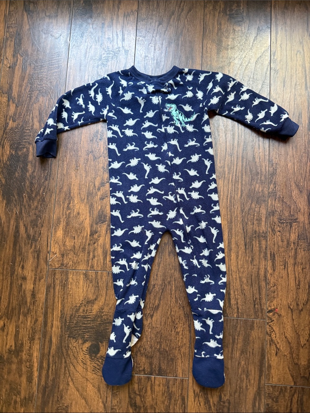 Dinosaurs footed onesie pajama